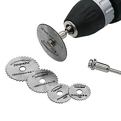 Mini lame scie circulaire HSS - Dremel, 7 pièces