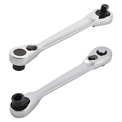 Mini clé à cliquet 1/4" - Argent