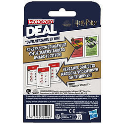 Jeu classique Monopoly Deal Harry Potter pas cher