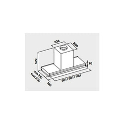 Falmec Virgola Touch NRS - Inox