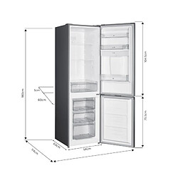 Continental edison CEFC251NFIXD - Inox pas cher