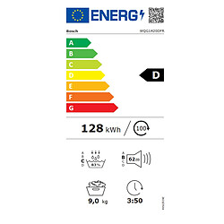 Bosch WQG1420DFR - Blanc pas cher
