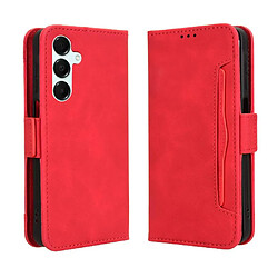 Étui Samsung Galaxy A16 5G - Rouge Étui avec slots pour cartes et billets - Protection intégrale - Design tout-en-un et pratique - Cuir PU de qualité