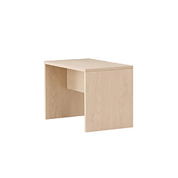 Venture home Table d'appoint rectangulaire - Blanc pas cher