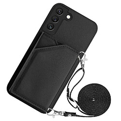 Samsung Galaxy S22 Pro Étui GANGXUN - Noir Étui pour Galaxy S22 Pro - Fentes pour cartes - Cuir PU Luxe - Élégant