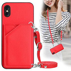 Acheter Étui Foxdock pour IPhone Xs - Rouge