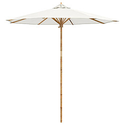 vidaXL Parasol d'Extérieur - 240 cm - Crème