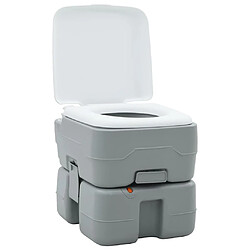 VIDAXL Toilette Camping 15L - Grise