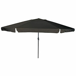 vidaXL Parasol Extérieur - 394 cm - Noir