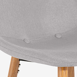 Ahd amazing home design tabouret de bar Shona - Gris clair pas cher