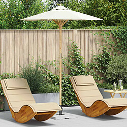 Vidaxl Parasol de terrasse - Crème