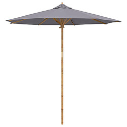 Vidaxl Parasol extérieur - Gris foncé