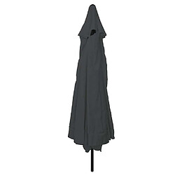 vidaXL Parasol Jardin - Ø 394 cm - Anthracite