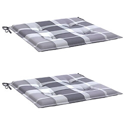 Avis vidaXL Coussins de Chaise de Jardin Lot de 2