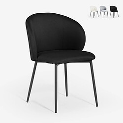 Ahd Amazing Home Design AHD Chaise Kadim Moderne - Noir