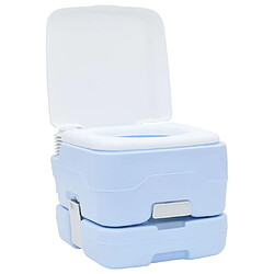 VIDAXL Toilette Portable 10L - Bleue/Blanche