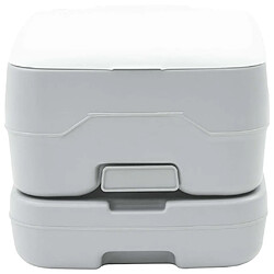 Avis VIDAXL Toilette Camping Portable - Grise 10L | 10L