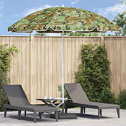 Vidaxl Parasol de plage Camouflage 300 cm