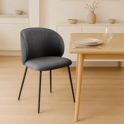 Ahd Amazing Home Design Chaise Kasva - Gris foncé