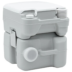 Avis VIDAXL Toilettes Portables 20L - Grises et Blanches