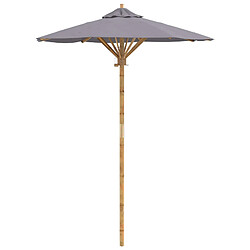 vidaXL Parasol de Jardin - 150 cm - Gris Foncé