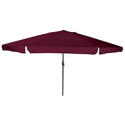 vidaXL Parasol d'Extérieur - 394 x 394 cm - Bordeaux