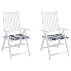 Acheter vidaXL Coussins de Chaise de Jardin Lot de 2