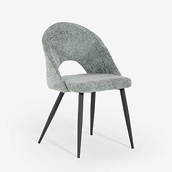 Avis Ahd Amazing Home Design AHD Chaise Chenille Lotur - Vert Foncé