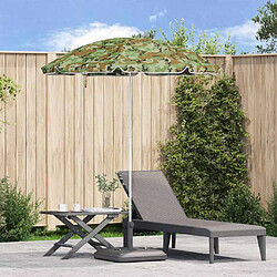 Vidaxl Parasol de plage Camouflage 240 cm