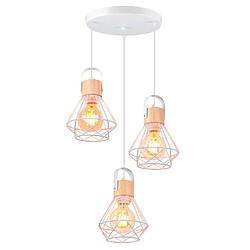 Stoex 3 Lumières Suspension - Blanc