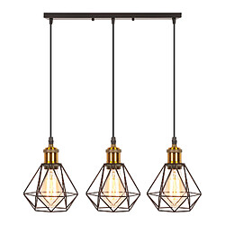 Stoex Plafonnier Rétro - Noir