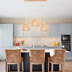 Avis Stoex Suspension Lustre En Bambou - Vintage