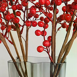Bouquet de Baies Rouges Artificielles 50 cm