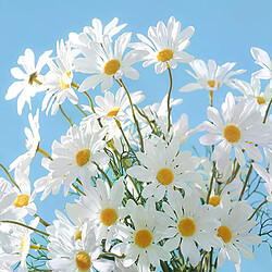 Fleurs artificielles en marguerite