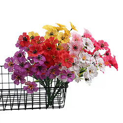 Fleurs violettes artificielles avec grandes têtes - 31 cm