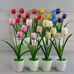 Fleurs artificielles en tulipes
