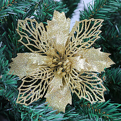 Fleurs de Noël artificielles 16 cm