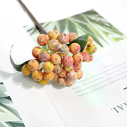 Baies rouges artificielles - 25 cm - Décoration de salon