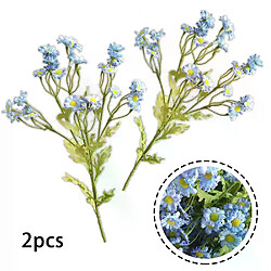 Fleurs Bleues Artificielles 54CM