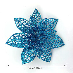 Fleurs de noël ajourées pour DIY