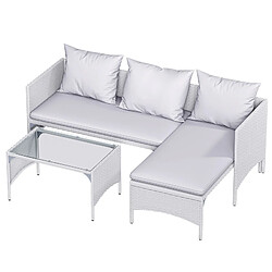 Ensemble table & chaises RATTANTREE