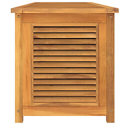 Acheter Helloshop26 Coffre de rangement jardin et sac 200 x 50 x 53 cm bois massif teck 02_0013133