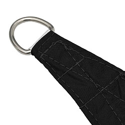 Helloshop26 Voile toile d'ombrage parasol tissu oxford triangulaire 3,6 x 3,6 x 3,6 m noir 02_0009816