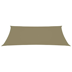 Helloshop26 Tissu Oxford Rectangulaire 5x8 m - Beige