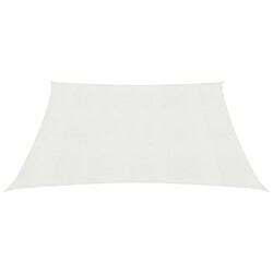 Helloshop26 Voile d'ombrage 160 g/m² PEHD 2,5 x 2,5 m blanc 02_0008997