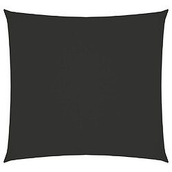 Helloshop26 Voile toile d'ombrage parasol tissu oxford carré 6 x 6 m anthracite 02_0009523