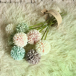 Fleurs multicolores en soie - 1 pièce