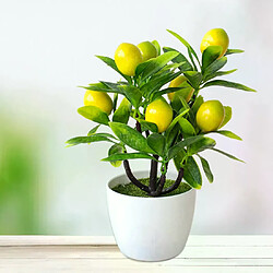 Bonsai artificiel en pot - Divers fruits