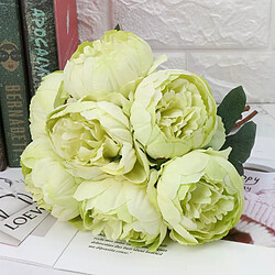 Pivoines en soie artificielles - 7 fleurs - Décoration mariage