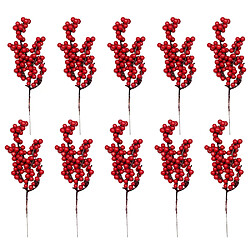 Baies artificielles Mini fruits de Noël